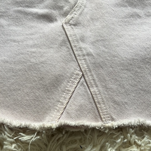 MADEWELL Rigid Denim A-Line Mini Skirt in Marble Lilac - Picture 5 of 13